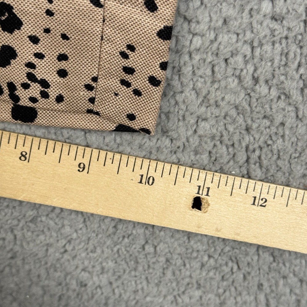 J. Crew Pants Womens 6 Leopard Print High Rise Peyton Linen Blend Wide Leg NWT - Picture 7 of 16